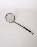 Stainless Steel Skimmer Strainer 4 Inch, Fine Mesh Fat Skimmer with Solid Handle, Commercial Oil Filter Skimmer Spoon, Hotel Kitchen Stainless Strainer, Catering Grade Sauce and Juice Strainer, Silver Metal Mesh Foam Skimmer, Professional Broth Strainer 12 Inch, Heavy Duty Handheld Skimmer Strainer, Stainless Steel Tea and Juice Filter, Compact Kitchen Mesh Skimmer