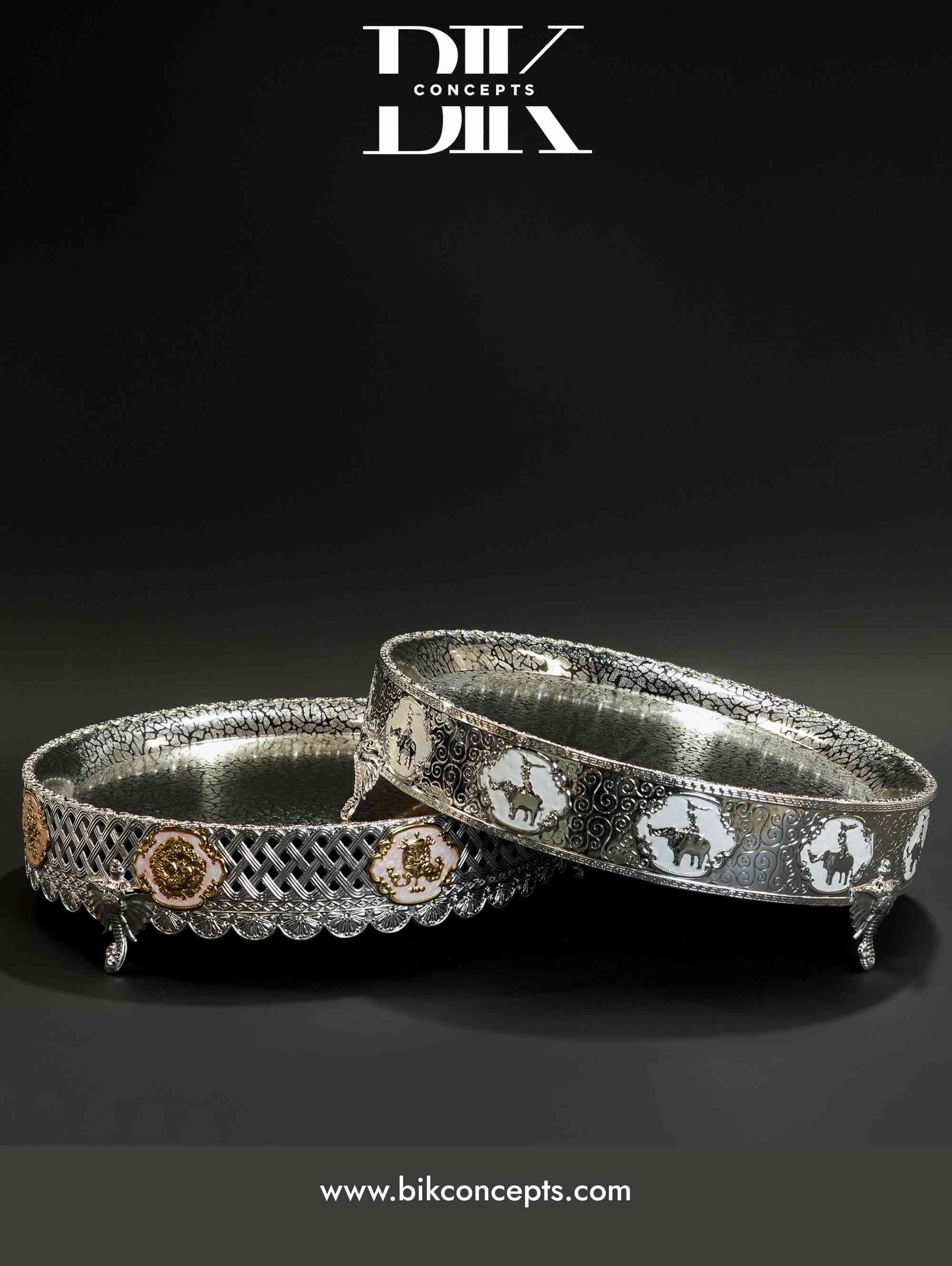 Rosepink elephant platter, pink pedestal serving tray, luxury stainless steel platter, royal elephant decor, large pink centerpiece, ethnic serving tray, wedding buffet platter, designer pink tableware