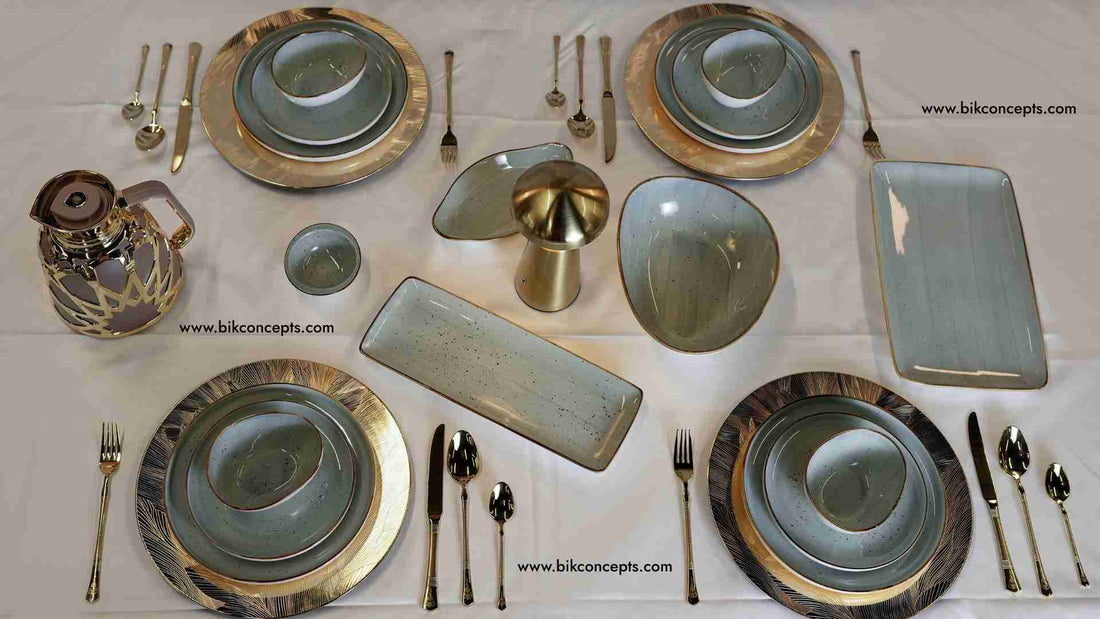 10" Seafoam Speckle Premium Dinner Plate - Set of 6