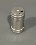 Stainless Steel Salt and Pepper Shakers Set of 12, Chili Flakes and Cheese Shaker Metal, Adjustable Lid Spice Shaker 3 Inch, Commercial Restaurant Table Seasoning Dispensers, Hotel Buffet Spice Dredge Set, Pizza Shop Parmesan Cheese Dispenser, Stainless Steel Condiment Shakers Bulk, Small Metal Spice Container Set