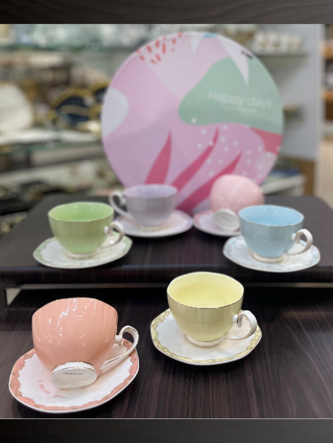 Pastel Tea Cup