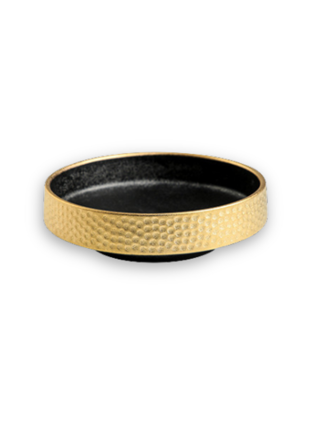 Set of 6 - 7-Inch Luxe Gold-Rimmed Porcelain Deep Bowl