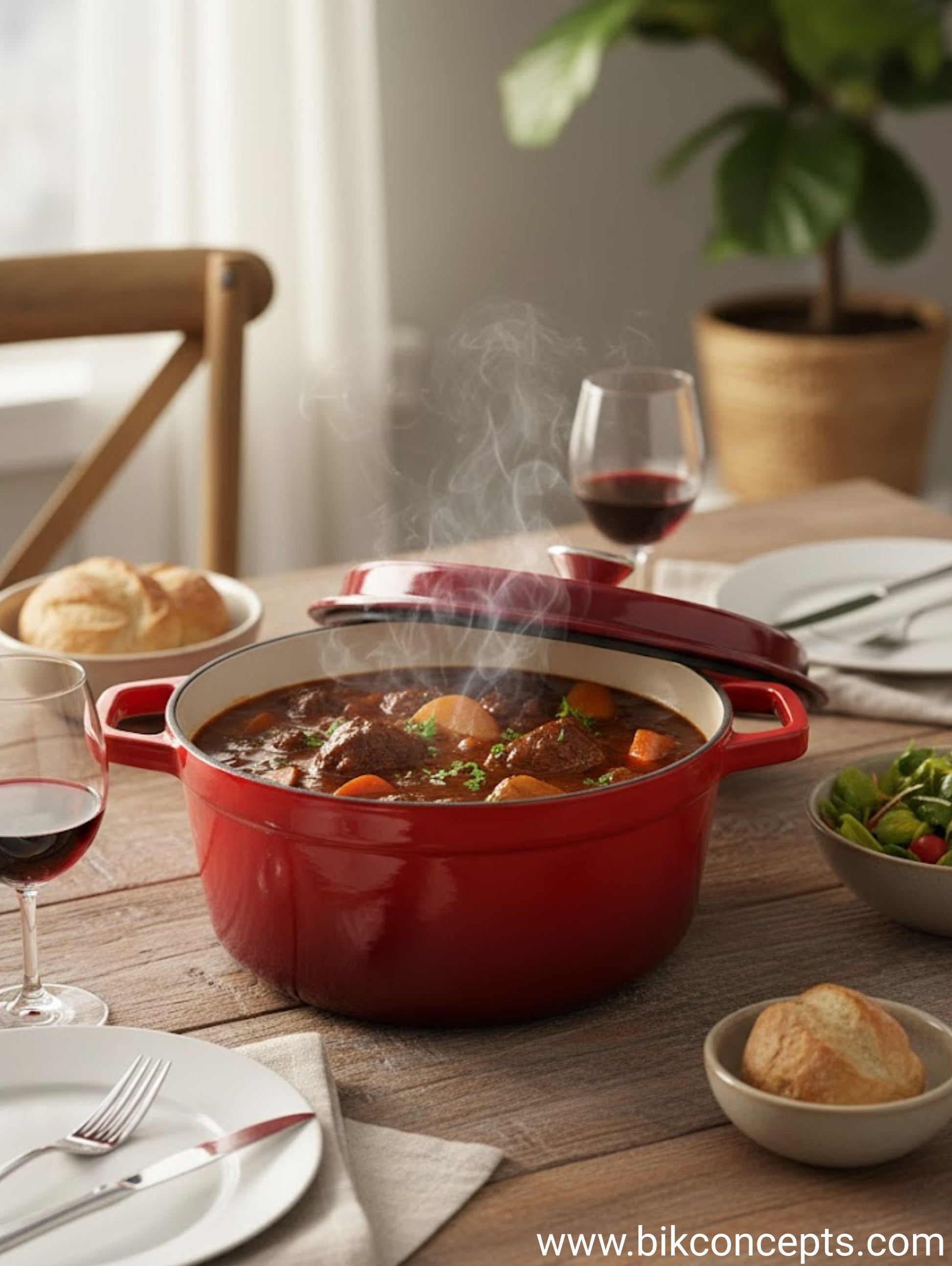 cast iron pot with lid, dutch oven cast iron pot, heavy duty cast iron cookware, cast iron casserole pot, cast iron stew pot, cast iron cooking pot for stovetop, premium cast iron cookware, cast iron pot for rice and curry, cast iron kitchen pot, durable cast iron dutch oven, cast iron slow cooking pot, traditional cast iron cookware, cast iron pot for soups and stews, BIK Concepts cast iron cookware