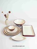 merlot red melamine plates, red melamine plates, burgundy dinner plates, wine red dinnerware, melamine dinner plates, shatterproof plates, unbreakable dinner plates, BPA free melamine plates, outdoor dinnerware, farmhouse dinnerware, dessert plates, appetizer plates, dinner plates, charger plates, durable dinnerware, dishwasher safe plates, lightweight plates, rustic dinnerware, catering dinnerware, premium melamine plates