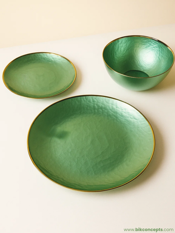Luxury Turkish Platter Set – 7 Pcs Platter with Gold Rim