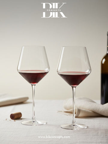 Luxury Crystal Burgundy Wine Glass – 25oz | Fine Stemware for Sophisticated Tastes